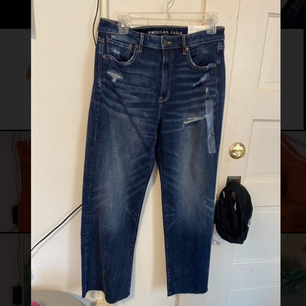 American Eagle Wide Leg Long Stretch Jeans